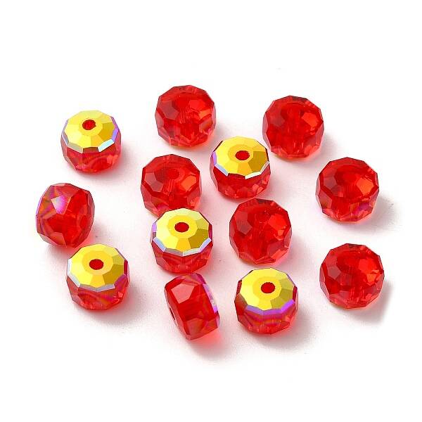 Electroplate Transparent Glass Beads