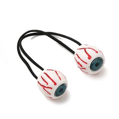 Halloween Theme Eye Plastic Hair Ties