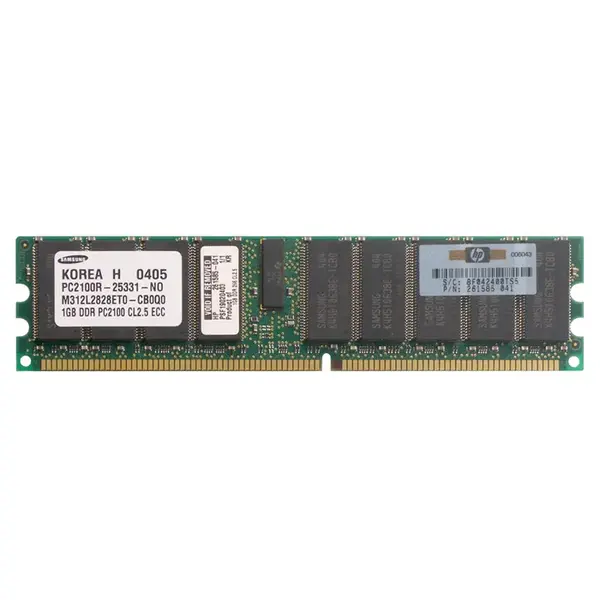 M312L2828ET0-CB0Q0 Samsung 1GB DDR-266MHz RDIMM 1Rx4 CL2.5 Memory