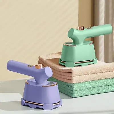 Portable Steam Iron, Foldable Handheld Steam Iron, Household Steam Iron for Clothes, Clothes Steamer, Steam Generator Iron fo...