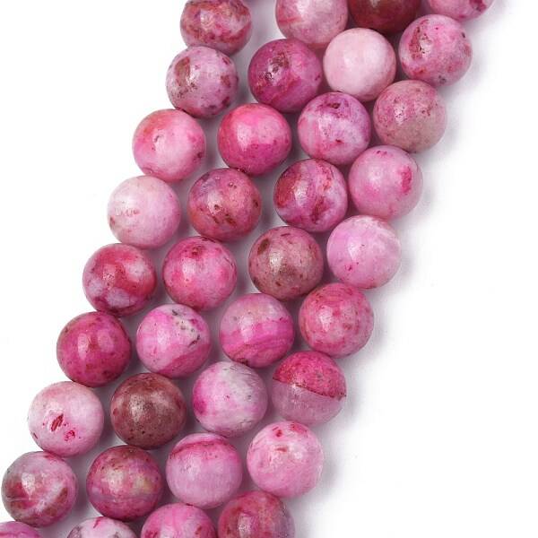 Natural Gemstone Hemimorphite Round Beads Strands
