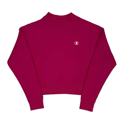 Reverse Weave Champion Sweatshirt - Medium Pink Cotton Blend | Size: medium