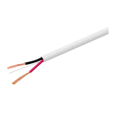44336 Monoprice Speaker Wire CL3 Rated 2-Conductor 16AWG 250ft White