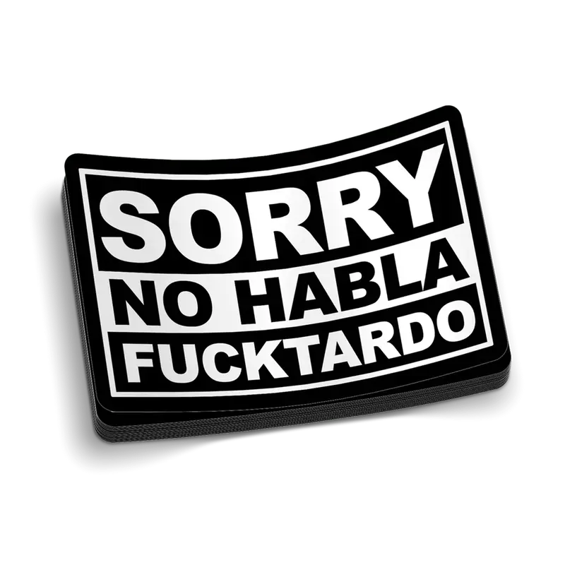 F*cktardo Hard Hat Decal