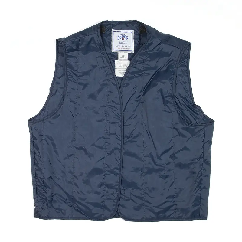 ASHLAND SALES & SERVICES Jacket Lining Military Gilet Blue Mens L
