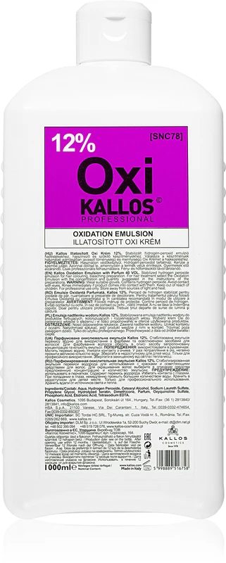 Kallos Oxy 12% - 1000ml