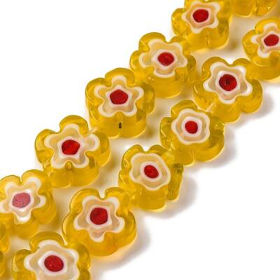 Handmade Millefiori Lampwork Beads Strands