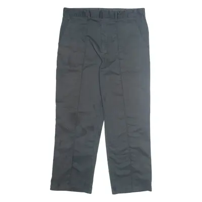 DICKIES Workwear Chino Mens Trousers Grey Regular Straight W36 L28