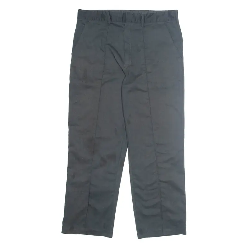 DICKIES Workwear Chino Mens Trousers Grey Regular Straight W36 L28