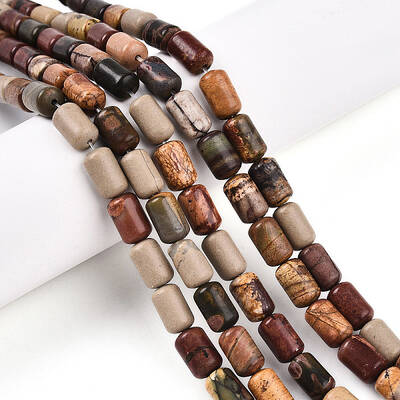 Natural Picasso Jasper/Polychrome Jasper Beads Strands
