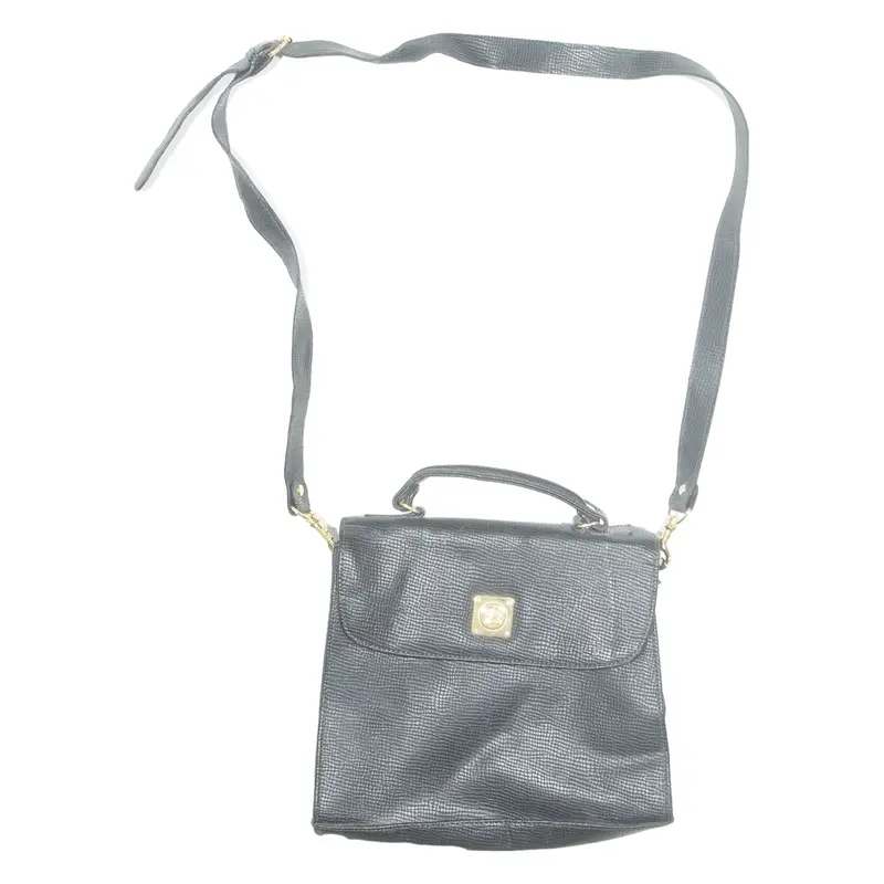 Womens Shoulder Bag Black Leather