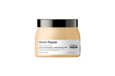L'Oreal Professionnel, Serie Expert Absolut Repair, Protein + Gold Quinoa, Maschera cream for hair treatment, Instant restruc...