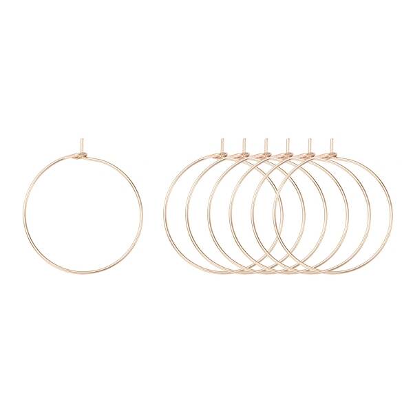 Ion Plating(IP) 316L Surgical Stainless Steel Hoop Earring Findings