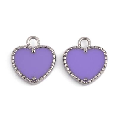304 Stainless Steel Enamel Charms