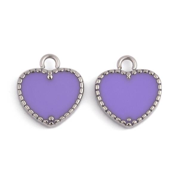 304 Stainless Steel Enamel Charms