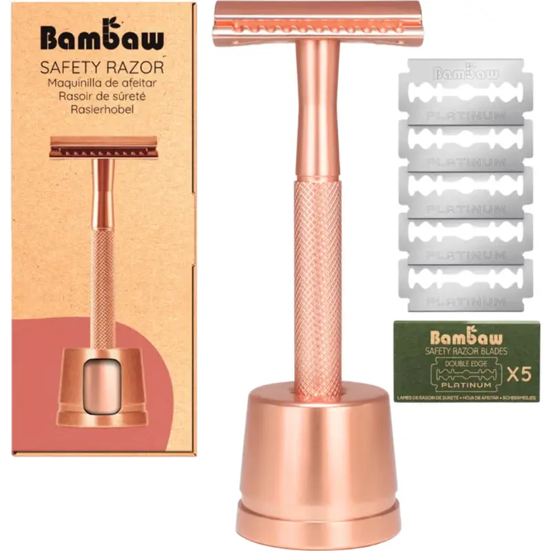 Bambaw Rose Gold Safety Razor Stand