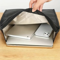 Faraday Bag for Tablets, Faraday Cage, Cell Phone Signal Jammer, Anti-Theft Pouch, Fireproof & Water Resistant Bag, Anti-Hack...