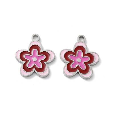304 Stainless Steel Enamel Pendants