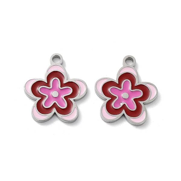 304 Stainless Steel Enamel Pendants