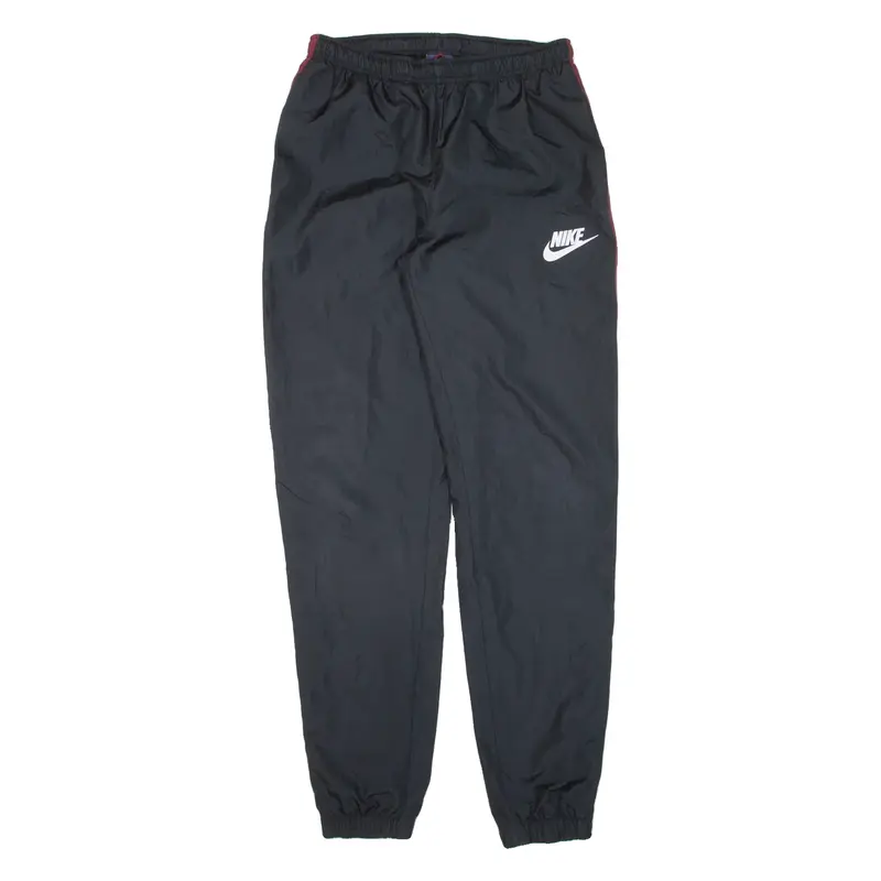 NIKE Mens Track Pants Black Tapered S W27 L30
