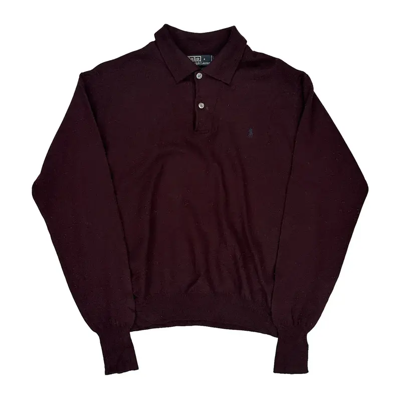 Ralph Lauren Jumper - Large Brown Wool