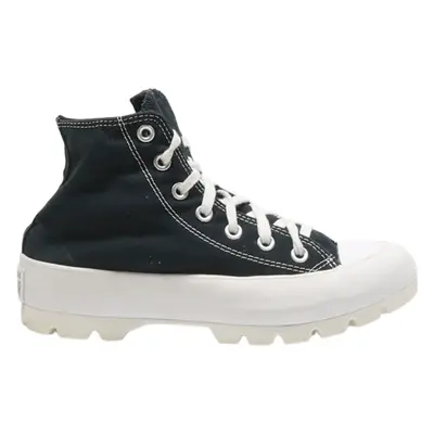 CONVERSE Chuck Taylor All Star 2020 Platform High Top Trainers Black Canvas Womens UK 5