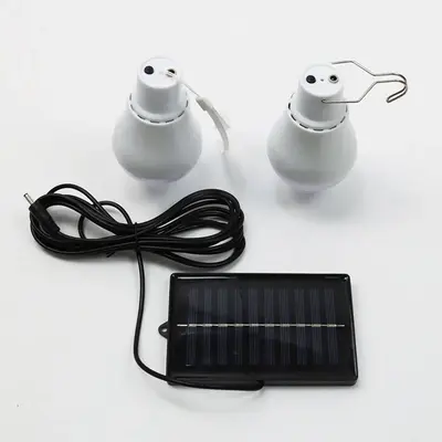 Solar Powered LED Hanging Light, 1 Count Waterproof Emergency Bulb Light, LED Atmosphere Light for Outdoor Garden Patio Yard...