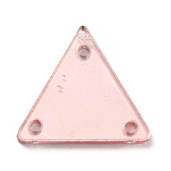 Triangle Acrylic Mirror Sew on Rhinestones