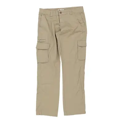 Dickies Cargo Trousers - 30W UK 8 Beige Cotton