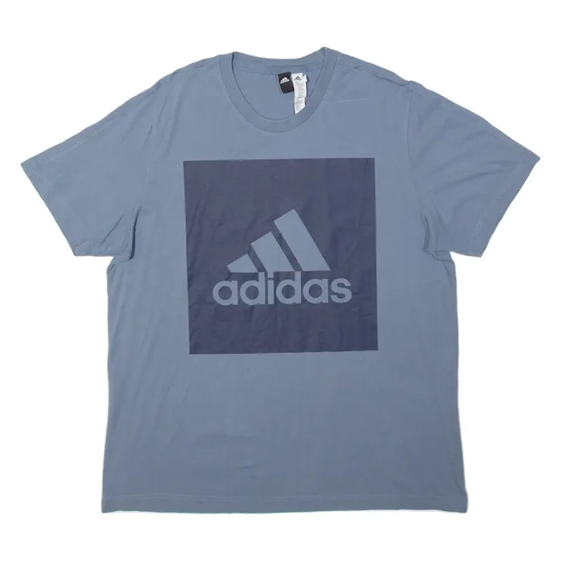 ADIDAS Mens T-Shirt Blue XL