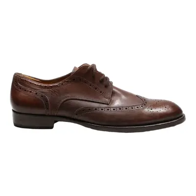 LUDWIG GORTZ Brogue Shoes Brown Leather Mens UK 9