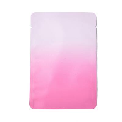 Two Tone Rectangle Plastic Zip Lock Gift Bags