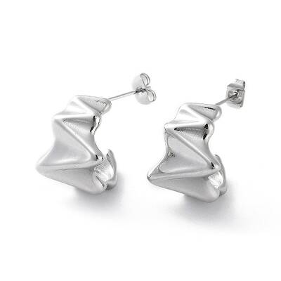 Non-Tarnish 304 Stainless Steel Stud Earrings