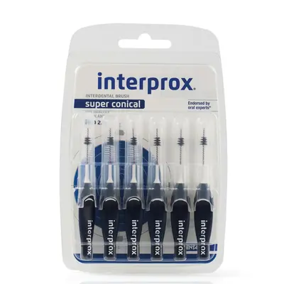 Interprox Super Conical Interdental Brushes 2.0 mm 6 pieces