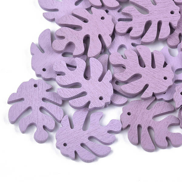 Painted Poplar Wood Pendants