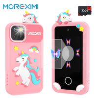 32G Kids Smart Phone, for Girls Boys 3-8 Year Old, Pretend Play Phone Kids Camera Music Player Learning Toy, Christmas Birthd...