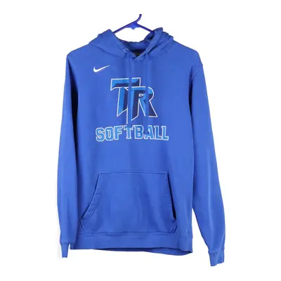 TR Softball Nike Hoodie - Small Blue Cotton Blend