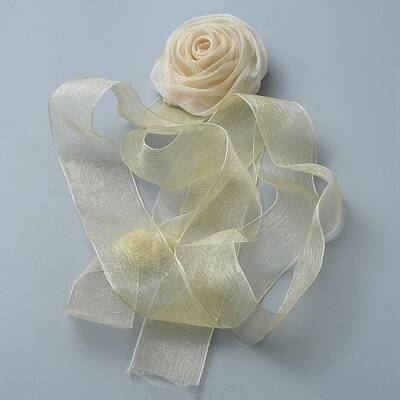Cloth Rose Ribbon Chokers