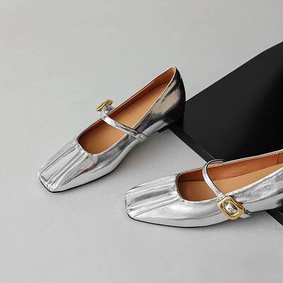CHIKO Yesenia Square Toe Block Heels Mary Jane Shoes