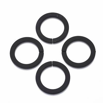 Spray Painted CCB Plastic Linking Rings