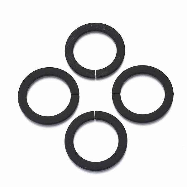 Spray Painted CCB Plastic Linking Rings