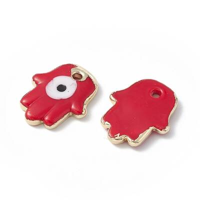 Brass Enamel Pendants