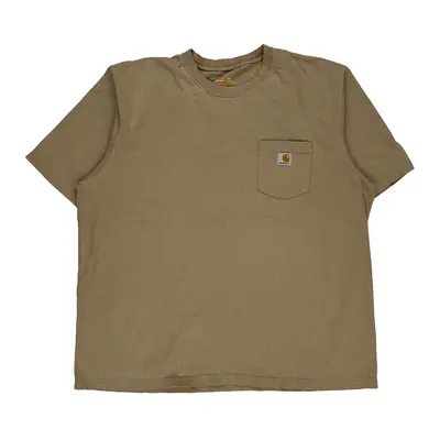 Carhartt T-Shirt - 2XL Beige Cotton