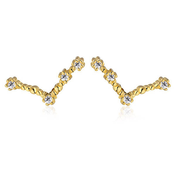 Cubic Zirconia Constellation Stud Earrings