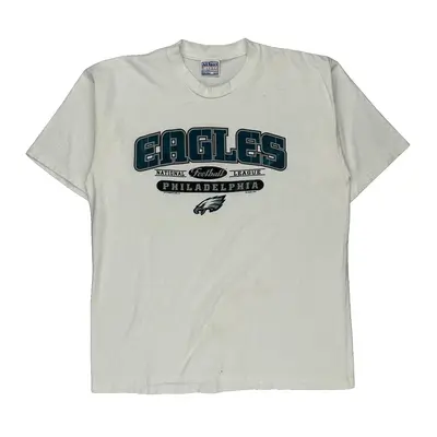 Philadelphia Eagles All Sport Events Nfl T-Shirt - XL White Cotton