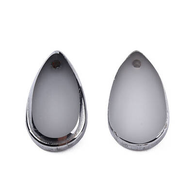 Electroplated Glass Charms