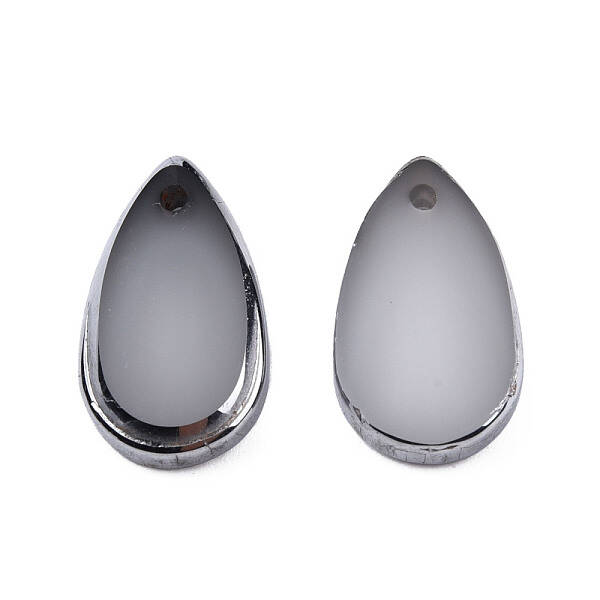 Electroplated Glass Charms