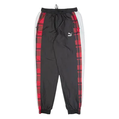 PUMA Mens Track Pants Black Tapered M W26 L30