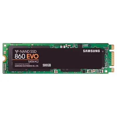MZ-N6E500E Samsung 860 EVO Series 500GB M.2 2280 6GB/s SATA 512MB Cache V-NAND 3bit MLC Solid State Drive