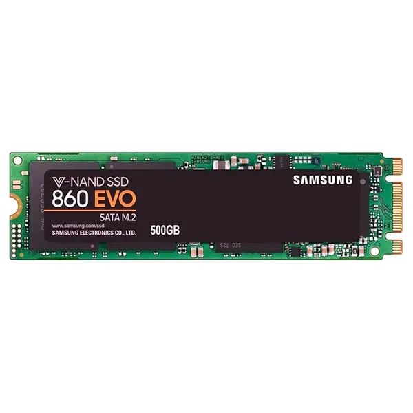 MZ-N6E500E Samsung 860 EVO Series 500GB M.2 2280 6GB/s SATA 512MB Cache V-NAND 3bit MLC Solid State Drive